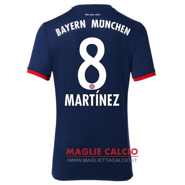 nuova maglietta bayern munich 2017-2018 martinez 8 seconda
